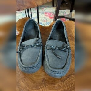 b.o.c. Carolann Gray Suede Loafers